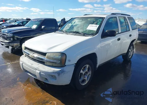 2008 Chevrolet Trailblazer Fleet из США, поврежденный, VIN 1GNDT13S282238712